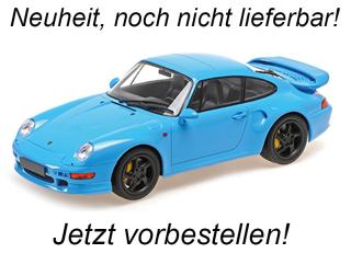 PORSCHE 911 (993) TURBO S - 1997 - BLUE Minichamps 1:18 Metallmodell, Türen, Motorhaube... nicht zu öffnen  Availability unknown