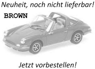 PORSCHE 911 TARGA - 1972 - BROWN Minichamps 1:18 Metallmodell (Türen, Motorhaube... nicht zu öffnen!) <br> Liefertermin nicht bekannt