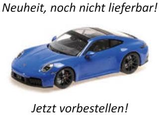 PORSCHE 911 (992.2) CARRERA 4 GTS COUPE - 2024 - BLUE Minichamps 1:18 Metallmodell (Türen, Motorhaube... nicht zu öffnen!)  Availability unknown