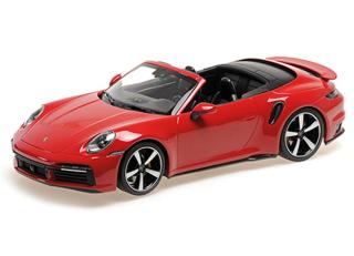 PORSCHE 911 (992) TURBO S CABRIOLET – 2020 – RED Minichamps 1:18 Metallmodell, Türen, Motorhaube... nicht zu öffnen  Availability unknown