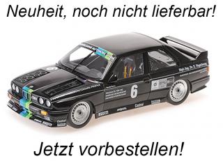 BMW M3 - TEAM VOGELSANG - HARALD GROHS - DTM 1987 Minichamps 1:18 Metallmodell, Türen, Motorhaube... nicht zu öffnen <br> Available from end of May 2024