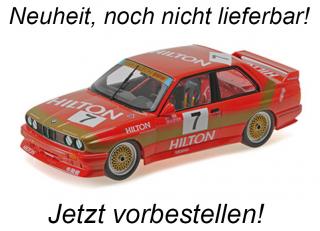 BMW M3 - SCHNITZER-BMW - DIETER QUESTER - 2ND MACAU GUIA RACE 1987 Minichamps 1:18 Metallmodell, Türen, Motorhaube... nicht zu öffnen  Disponible à partir de mi-mai 2024