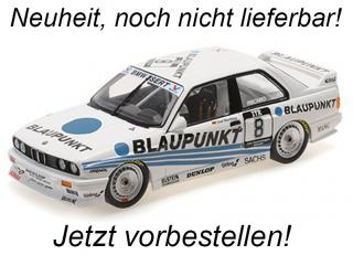 BMW M3 - BMW ISERT - OLAF MANTHEY - DTM 1988 Minichamps 1:18 Metallmodell, Türen, Motorhaube... nicht zu öffnen  Date de parution inconnue