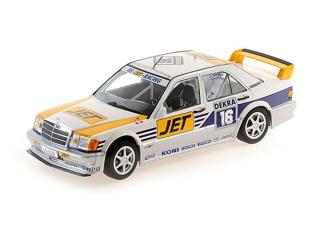 MERCEDES-BENZ 190E 2.5-16 EVO 1 – TEAM MS-JET-RACING – FRANK BIELA – DTM 1990 Minichamps 1:18 Metallmodell, Türen, Motorhaube... nicht zu öffnen