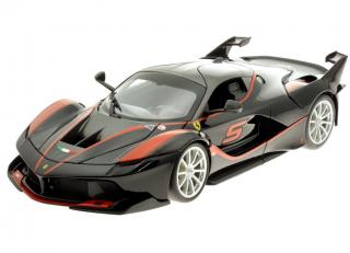 Ferrari FXX-K #5 schwarz Burago Race & Play Metallmodell 1:18