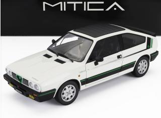 ALFA ROMEO SPRINT 1.5 QUADRIFOGLIO VERDE "BALOCCO" 1984 - BIANCO CAPODIMONTE MITICA 1:18 Metallmodell