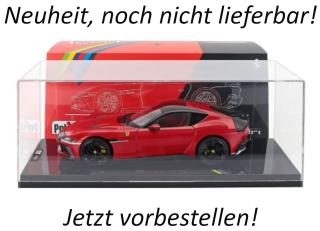 FERRARI 12CILINDRI 2024 - ROSSO CORSA (red) in Plexiglasvitrine Polistil 1:18 Available from February 2026