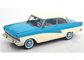 Ford Taunus 17M P2 1957, turquoise/white Limitiert auf 1000 Stück KK-Scale 1:18 Metallmodell (Türen, Motorhaube... nicht zu öffnen!)