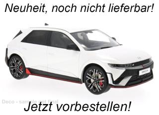 Hyundai IONIQ 5 N, weiss, 2024  MCG 1:18 Metallmodell, Türen und Hauben nicht zu öffnen  Availability unknown