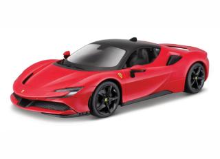 Ferrari SF90 Stradale rot Burago Race&Play 1:18 Metallmodell