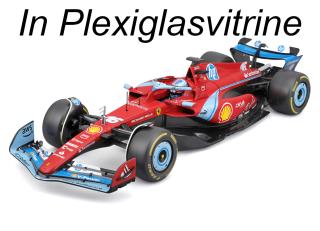 Ferrari SF-24 F1 2024 "Miami-Version", Hardcase #16 Leclerc Burago 1:18