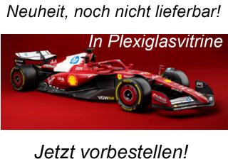 Ferrari SF25 Australia GP #16 Charles Leclerc F1 2025, Hardcase (in Vitrine) Burago 1:18    Date de parution inconnue (pas avant le 1. trimestre 2026)