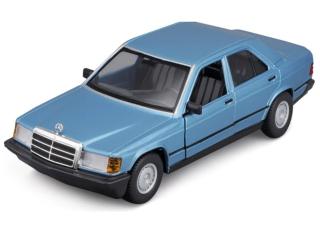 Mercedes 190E 1987 diamant blau Burago 1:24