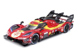 Ferrari 499P LMH #50 LeMans 25h 2025 Fuoco, Molina, Nielsen Burago 1:24
