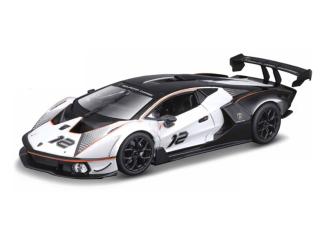 Lamborghini Essenza SCV12 weiß/schwarz #12  Burago 1:24