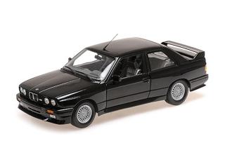 BMW M3 (E30) - 1987 - BLACK METALLIC Minichamps 1:18 Metallmodell (Türen, Motorhaube, Kofferraum zu öffnen!)