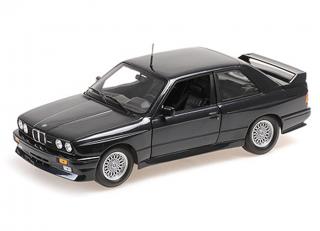 BMW M3 (E30) - 1987 - BLUE METALLIC Minichamps 1:18 Metallmodell (Türen, Motorhaube, Kofferraum zu öffnen!)
