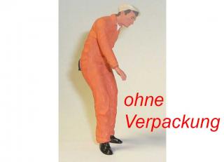 Ohne Verpackung - Mechaniker orange Figurenmanufaktur 1:18