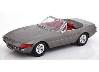 Ferrari 365 GTB Daytona Spyder 2. Serie 1971 graumetallic KK-Scale 1:18 Metallmodell (Türen, Motorhaube... nicht zu öffnen!)