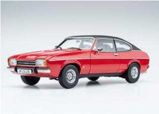 Ford Capri II Ghia 3.0 (1974 - 1977)  - spanisch red with vinyl top black Touring Modelcars 1:18 Metallmodell  - Türen, Motorhaube und Kofferraum zu öffnen!