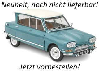 Citroën Ami 6 Club 1968 Week End Blue  Norev 1:18 Metallmodell 2 Türen, Motorhaube und Kofferraum zu öffnen! Liefertermin nicht bekannt (nicht vor Oktober 2026)