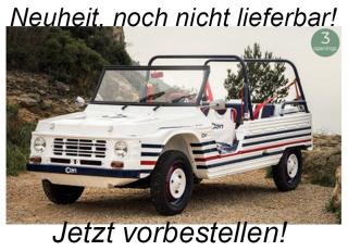 Citroën Méhari 2016 Blue White Red  Norev 1:18 Metallmodell 2 Türen und Motorhaube zu öffnen!  Liefertermin nicht bekannt (nicht vor 1. Quartal 2026)