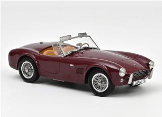 AC Cobra 289 1963 Dark Red Norev 1:18 Metallmodell (Türen/Hauben nicht zu öffnen!)