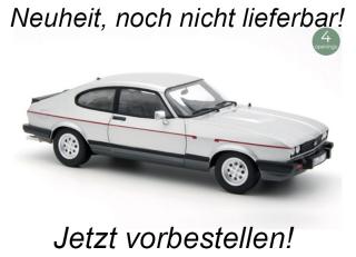 Ford Capri Mk.III 2.8 Injection LHD 1983 Strato Silver  Norev 1:18 Metallmodell (2 Türen, Motorhaube und Heckklappe zu öffnen!)  Liefertermin nicht bekannt (nicht vor 2. Quartal 2026)