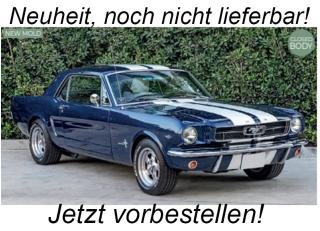 Ford Mustang Coupe 1966 Nightmist Blue metallic  Norev 1:18 Metallmodell (Türen/Hauben nicht zu öffnen!)  Liefertermin nicht bekannt (nicht vor 1. Quartal 2026)
