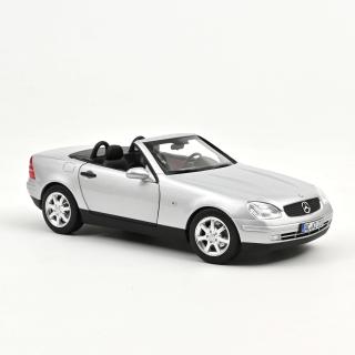 Mercedes-Benz SLK 1996 Brillant Silver 1:18 Norev 1:18 Metallmodell 2 Türen, Kofferraum und Motorhaube  zu öffnen!  Available from September 2025