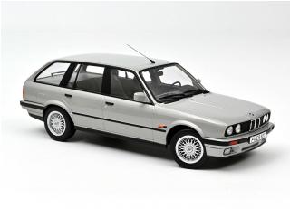 BMW 325i Touring 1991 - Silver Norev 1:18 Metallmodell (Türen/Hauben nicht zu öffnen!) <br> Available from end of January 2022