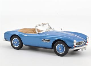 BMW 507 Cabriolet 1957 Blue  Norev 1:18 Metallmodell (Türen/Hauben nicht zu öffnen!)