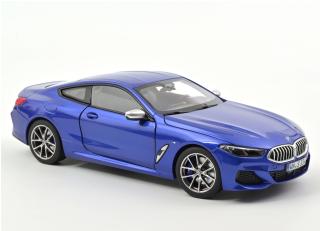 BMW M850i 2019 Blue metallic   Norev 1:18 Metallmodell 2 Türen und Motorhaube zu öffnen!