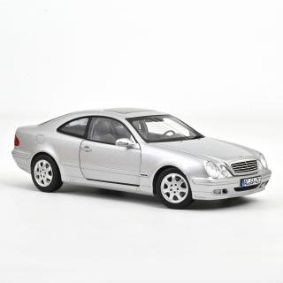 Mercedes-Benz CLK-Class 2000 Brillant Silver  Norev 1:18 Metallmodell 2 Türen, Motorhaube und Kofferraum zu öffnen!  Disponible à partir de octobre 2026