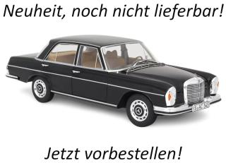 Mercedes-Benz 280 SE 1968 Black (Reprod 2026) Norev 1:18 Metallmodell 4 Türen, Motorhaube und Kofferraum zu öffnen!  Availability unknown (not before Q3 2026)
