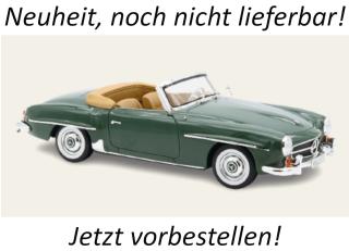 Mercedes-Benz 190 SL 1957 Moss Green  Norev 1:18 Metallmodell 2 Türen, Motorhaube und Kofferraum zu öffnen!  Availability unknown (not before Q1 2027)