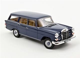 Mercedes-Benz 200 Universal 1966 - Dark blue Norev 1:18 Metallmodell Türen, Motorhaube und Kofferraum zu öffnen!