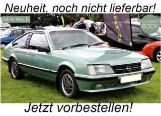 Opel Monza 2.5 E 1983 Beryll Green metallic   Norev 1:18 Metallmodell (Türen/Hauben nicht zu öffnen!) <br> Date de parution inconnue (pas avant le 3. trimestre 2024)
