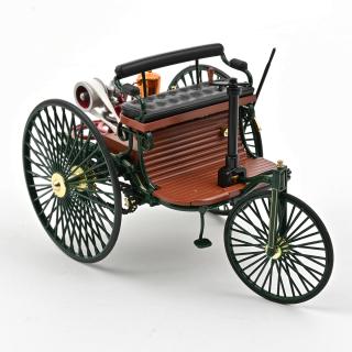 Benz Patent-Motorwagen 1886 Green NOREV 1:18 Metallmodell (Türen/Hauben nicht zu öffnen!) Wiederauflage