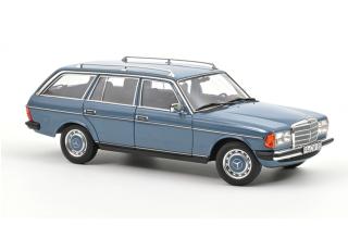 Mercedes-Benz 200 T 1980 Blue Norev 1:18 Metallmodell 4 Türen, Motorhaube und Kofferraum zu öffnen