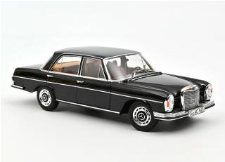 Mercedes-Benz 280 SE 1968 - Black Norev 1:18 Metallmodell 4 Türen, Motorhaube und Kofferraum zu öffnen!