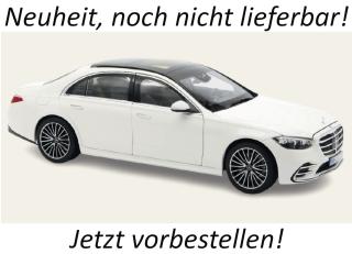 Mercedes-Benz S-Class AMG-Line 2021 White  Norev 1:18 Metallmodell 4 Türen, Motorhaube und Kofferraum zu öffnen!  Date de parution inconnue (pas avant le 4. trimestre 2026)