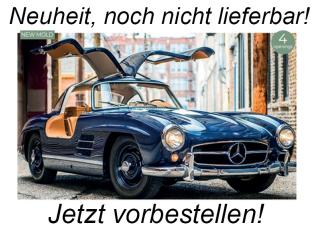 Mercedes-Benz 300 SL 1954 Blue  Norev 1:18 Metallmodell (2 Türen, Motorhaube und Heckklappe zu öffnen!)  Liefertermin nicht bekannt (nicht vor 1. Quartal 2026)