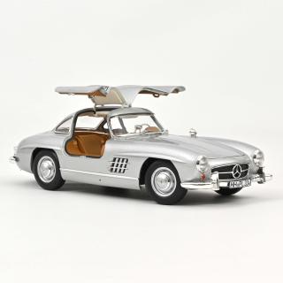 Mercedes-Benz 300 SL 1954 Silver   Norev 1:18 Metallmodell 2 Türen, Motorhaube und Kofferraum zu öffnen!  Lieferbar ab September 2026