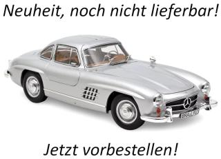 Mercedes-Benz 300 SL 1954 Silver   Norev 1:18 Metallmodell 2 Türen, Motorhaube und Kofferraum zu öffnen! Liefertermin nicht bekannt (nicht vor 4. Quartal 2026)