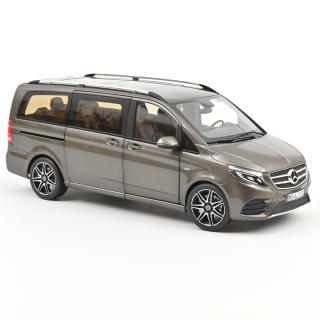 Mercedes-Benz V-Class AMG-Line 2018 Indium Grey 1:18 Norev 1:18 Metallmodell 3 Türen und Kofferraum zu öffnen!  Available from November 2025