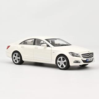 MERCEDES-BENZ CLS COUPE 2011 BRILLANT WHITE METALLIC Norev 1:18 Metallmodell 4Türen und 2 Hauben  zu öffnen!  Lieferbar ab September 2026