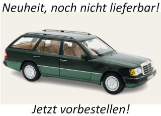 Mercedes-Benz 300 D T-Modell 1990 Malachit Green metallic  Norev 1:18 Metallmodell 4 Türen, Motorhaube und Kofferraum zu öffnen!  Date de parution inconnue (pas avant le 1. trimestre 2027)