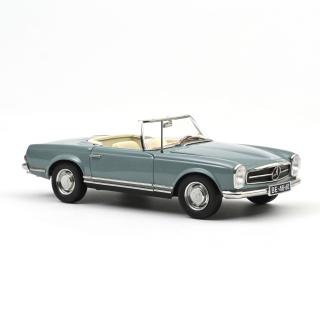 Mercedes-Benz 230 SL 1963 Horizon Blue 1:18 Norev 1:18 Metallmodell 2 Türen, Motorhaube und Kofferraum zu öffnen!  Disponible à partir de fin février 2026
