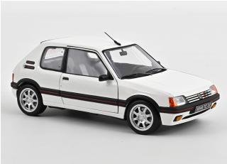 Peugeot 205 GTi 1.9 1989 Meije White   Norev 1:18 Metallmodell 2 Türen und Motorhaube  zu öffnen!